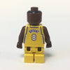 LEGO Minifigure-NBA Kobe Bryant, Los Angeles Lakers #8 (Home Uniform)-Sports / Basketball-NBA001-Creative Brick Builders