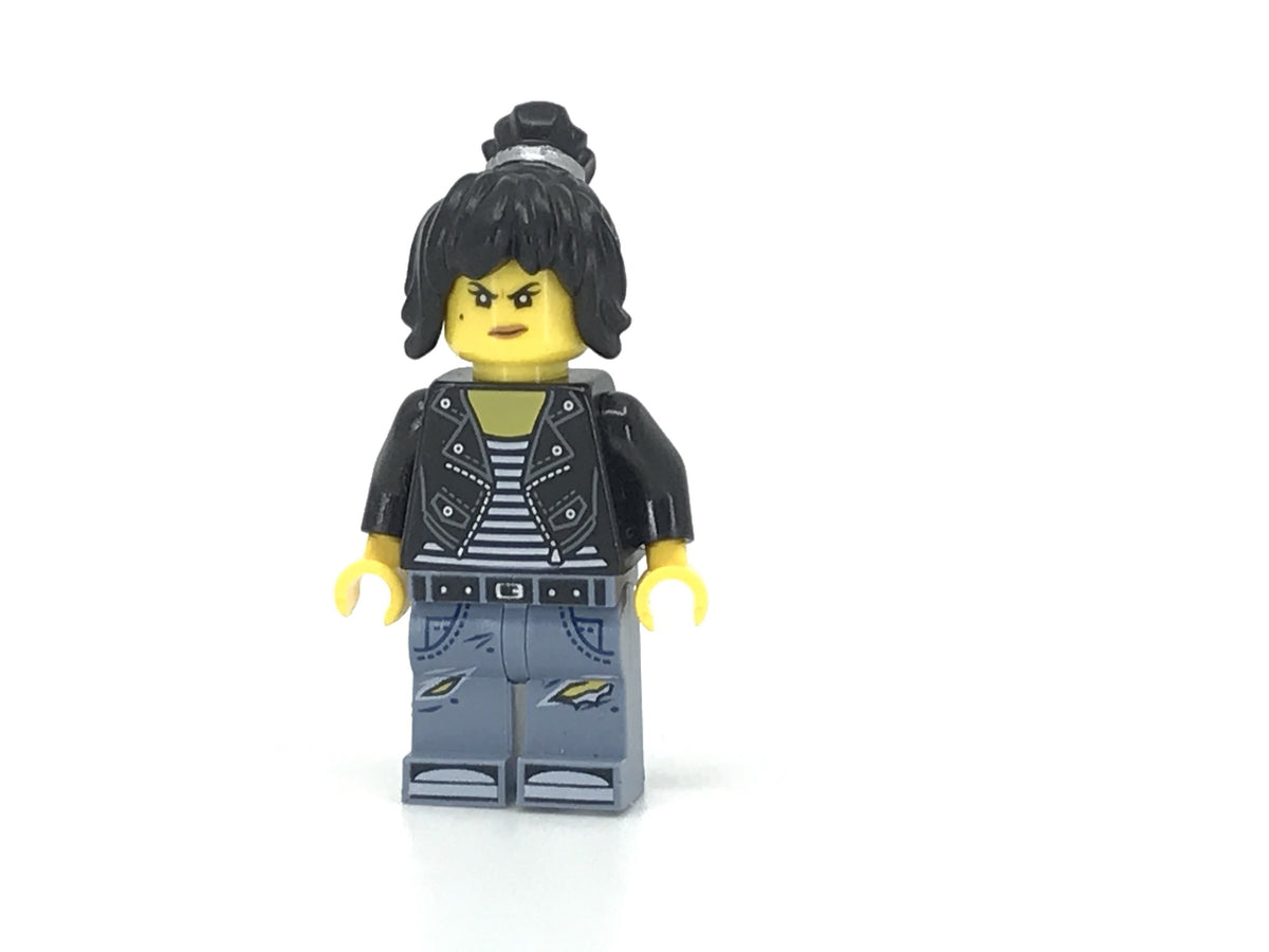 Nya Leather Jacket and Jeans High School Outfit LEGO