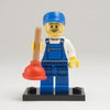 LEGO Minifigure-Plumber-Collectible Minifigures / Series 9-COL09-16-Creative Brick Builders