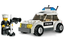 LEGO Set-Police Car - Black/Green Sticker Version-Town / City / Police-7236-4-Creative Brick Builders