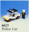 LEGO Set-Police Car-Town / Classic Town / Police-6623-4-Creative Brick Builders