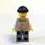 LEGO Minifigure-Police - City Bandit Male with Orange Vest, Black Knit Cap, Moustache Curly Long (60139)-Town / City / Police-CTY754-Creative Brick Builders
