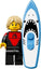 LEGO Minifigure-Professional Surfer-Collectible Minifigures / Series 17-COL17-1-Creative Brick Builders