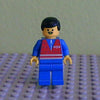 Red Vest and Zipper - Blue Legs, Black Male Hair