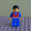 LEGO Minifigure-Red Vest and Zipper - Blue Legs, Black Male Hair-Train-TRN072-Creative Brick Builders