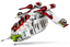 LEGO Set-Republic Attack Gunship-Star Wars / Star Wars Clone Wars-7676-4-Creative Brick Builders