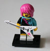 LEGO Minifigure-Rocker Girl-Collectible Minifigures / Series 7-COL07-15-Creative Brick Builders