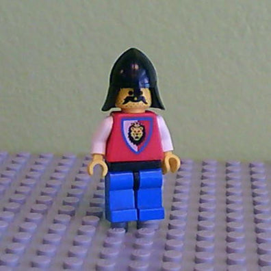 LEGO Minifigure-Royal Knights - Knight 3, Black Neck-Protector-Castle / Royal Knights-CAS064-Creative Brick Builders