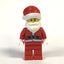 LEGO Minifigure-Santa, Fur Jacket, Brown Eyebrows-Holiday / Christmas-HOL036-Creative Brick Builders