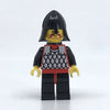 Scale Mail - Red with Black Arms, Black Legs with Red Hips, Black Neck-Protector, Black Cape