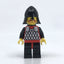 Scale Mail - Red with Black Arms, Black Legs with Red Hips, Black Neck-Protector, Black Cape