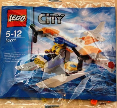 LEGO Set-Seaplane (Polybag)-Town / City / Coast Guard-30225-1-Creative Brick Builders