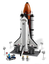 LEGO Set-Shuttle Adventure-Sculptures-10213-1-Creative Brick Builders