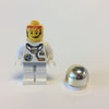 LEGO Minifigure-Space Port - Astronaut C1, White Legs with Light Gray Hips, Rocket Pack-Town / Space Port-SPP006-Creative Brick Builders