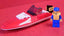 LEGO Set-Speed Boat-Town / City / Harbor-4641-1-Creative Brick Builders