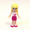 LEGO Minifigure-Stephanie, Magenta Layered Skirt, White Top-Friends-FRND008-Creative Brick Builders