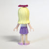 LEGO Minifigure-Stephanie, Medium Lavender Skirt, White Top with Stars, Magenta Bow-Friends-FRND143-Creative Brick Builders