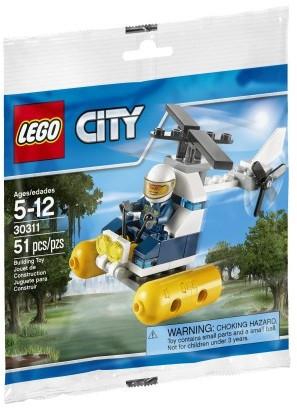 LEGO Set-Swamp Police Helicopter (Polybag)-Town / City / Police-30311-1-Creative Brick Builders