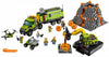 LEGO Set-Volcano Exploration Base-Town / City / Volcano Explorers-60124-1-Creative Brick Builders