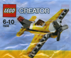 LEGO Set-Yellow Airplane polybag-Creator / Basic Model / Airport-7808-4-Creative Brick Builders