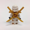 LEGO Minifigure-Zane ZX with Armor and Katanas-Ninjago-NJO031-K-Creative Brick Builders