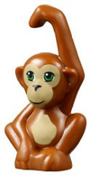 Monkey / Orangutan, Friends, Baby with Bright Green Eyes