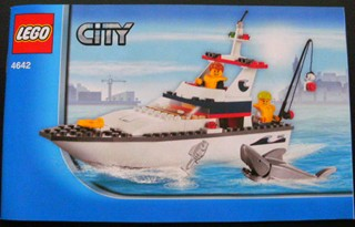 Lego fishing boat 4642 sales