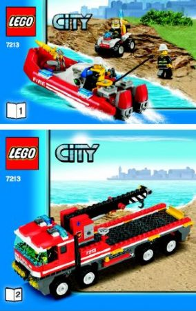 Instructions Off Road Fire Truck Fireboat
