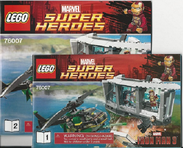 Instruction Booklet for LEGO set Iron Man Malibu Mansion Attack