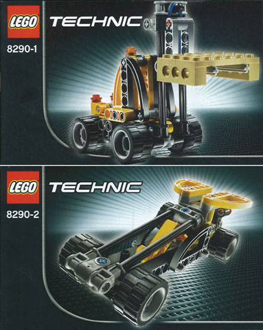 Instruction Booklet for LEGO set Mini Forklift – Creative Brick