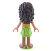 LEGO Minifigure-Andrea, Lime Shorts, Bright Light Orange Top with Music Notes-Friends-FRND094-Creative Brick Builders