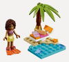 LEGO Set-Andrea's Beach Lounge (Polybag)-Friends-30114-1-Creative Brick Builders