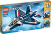 LEGO Set-Blue Power Jet-Creator / Model / Airport-31039-1-Creative Brick Builders