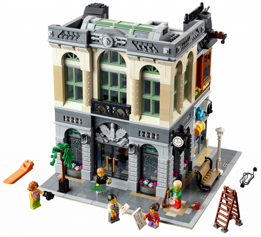 LEGO Set-Town Hall-Modular Buildings-10224-1-Creative Brick Builders
