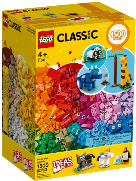 LEGO Set Bricks and Animals Classic 11011 1 Creative Brick Builders