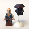 LEGO Minifigure-Captain Jack Sparrow with Tricorne and Blue Vest-Pirates of the Caribbean-POC024-Creative Brick Builders