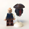 LEGO Minifigure-Captain Jack Sparrow with Tricorne and Blue Vest-Pirates of the Caribbean-POC024-Creative Brick Builders