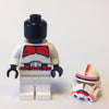 LEGO Minifigure -- Clone Trooper Ep.3, Red Markings, White Hips 'Shock Trooper' (7671)-Star Wars / Star Wars Episode 3 -- SW0189 -- Creative Brick Builders