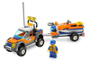 LEGO Set-Coast Guard 4WD & Jet Scooter-Town / City / Coast Guard-7737-1-Creative Brick Builders