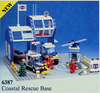 LEGO Set-Coastal Rescue Base-Town / Classic Town / Coast Guard-6387-4-Creative Brick Builders