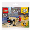 LEGO Set-Cute Pug (Polybag)-Creator-30542-1-Creative Brick Builders