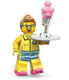 LEGO Minifigure-Diner Waitress-Collectible Minifigures / Series 11-COL11-13-Creative Brick Builders