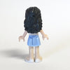 LEGO Minifigure-Emma, Bright Light Blue Skirt, White Top with Pink Flowers-Friends-FRND070-Creative Brick Builders