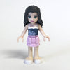 LEGO Minifigure-Emma (Bright Pink Layered Skirt, Dark Blue Top)-Friends-FRND034-Creative Brick Builders