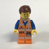 LEGO Minifigure-Emmet - Wide Smile, with Piece of Resistance and Plate on Leg-The LEGO Movie-TLM026-Creative Brick Builders