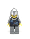 Fantasy Era - Crown Knight Quarters, Helmet with Neck Protector, Vertical Cheek Lines
