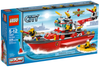 LEGO Set-Fire Boat-Town / City / Fire-7207-1-Creative Brick Builders