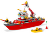 LEGO Set-Fire Boat-Town / City / Fire-7207-1-Creative Brick Builders