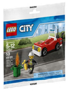 LEGO Set-Fire Car (Polybag)-Town / City / Fire-30347-1-Creative Brick Builders