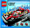 LEGO Set-Fire Hovercraft-City-7944-1-Creative Brick Builders